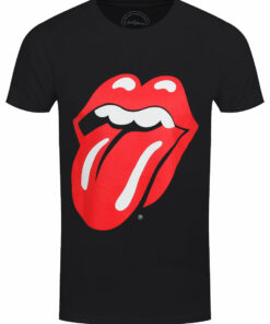 Rolling Stones Classic Tongue Mens Black T Shirt 1