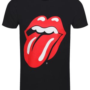 Rolling Stones Classic Tongue Men’s Black T-Shirt