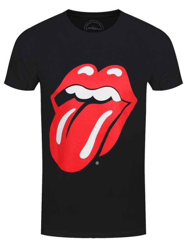 Rolling Stones Classic Tongue Men’s Black T-Shirt