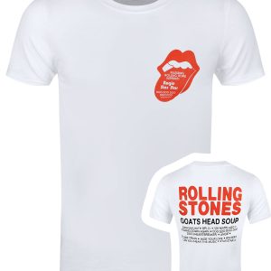 Rolling Stones Goat Head Soup Tracklist Men’s White T-Shirt