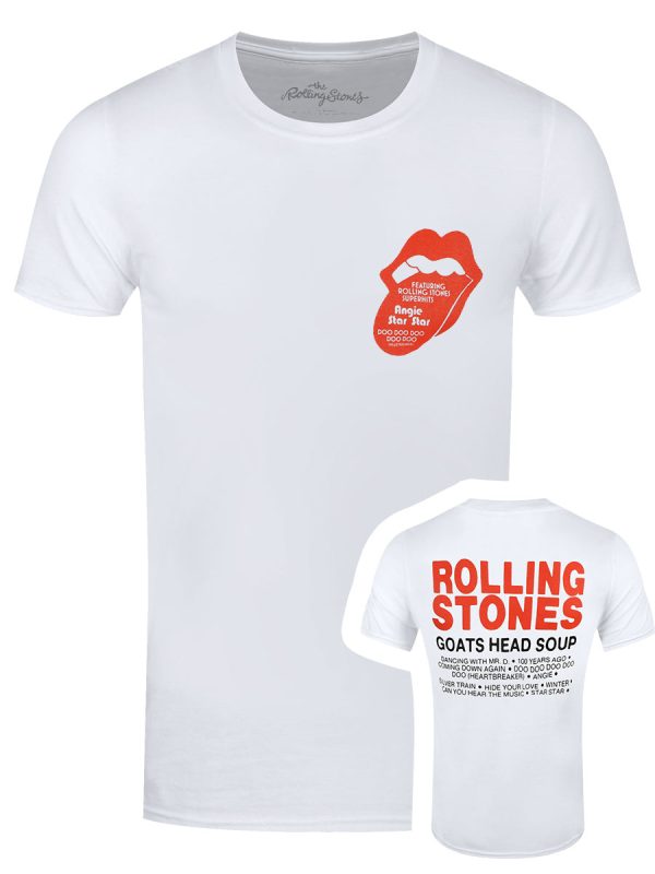 Rolling Stones Goat Head Soup Tracklist Men’s White T-Shirt