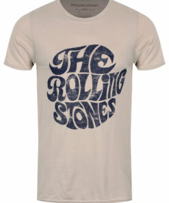 Rolling Stones Vintage 70s Logo Mens Sand T Shirt 1