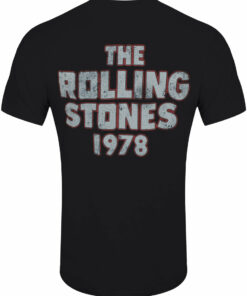 Rolling Stones Vintage Dragon 78 Men's Black T-Shirt 1 Rolling Stones Vintage Dragon 78 Mens Black T Shirt 2