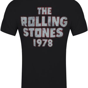 Rolling Stones Vintage Dragon 78 Men’s Black T-Shirt