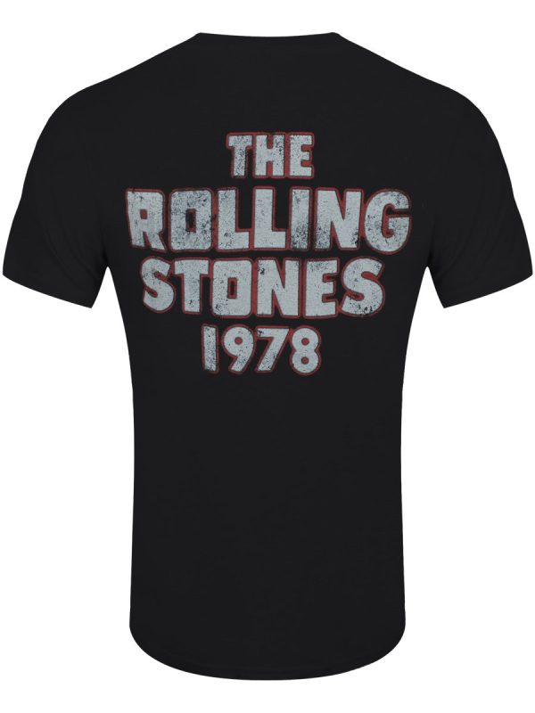 Rolling Stones Vintage Dragon 78 Men’s Black T-Shirt