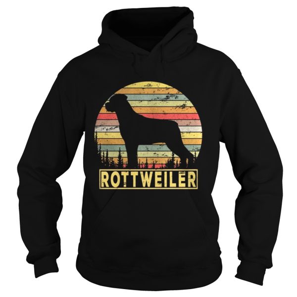 Rottweiler Retro 70s Vintage Dog Lover Shirt