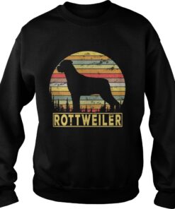 Rottweiler Retro 70s Vintage Dog Lover Shirt 3