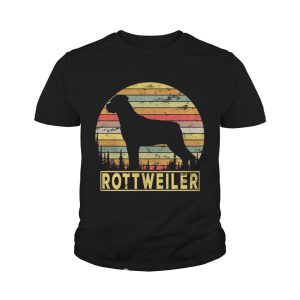 Rottweiler Retro 70s Vintage Dog Lover Shirt 4