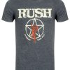 Rush American Tour 1977 Men’s Grey T-Shirt