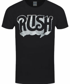 Rush Logo Mens Black T Shirt 1
