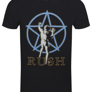 Rush Starman Glow Mens Black T Shirt 1