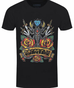 Scorpions Traditional Tattoo Mens Black T Shirt 1