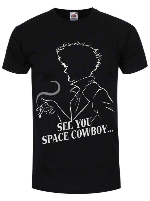 See You Space Cowboy Men’s Black T-Shir