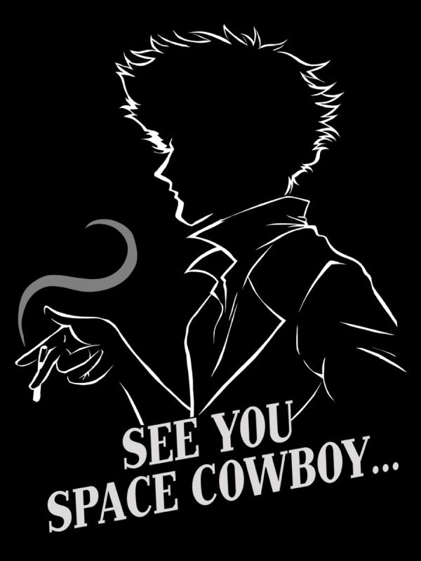 See You Space Cowboy Men’s Black T-Shir