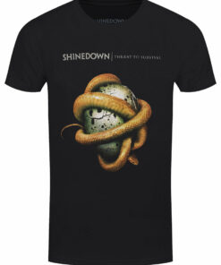 Shinedown Clean Threat Mens Black T Shirt 1