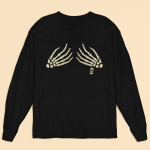 Skeleton Boobs Long Sleeve Shirt