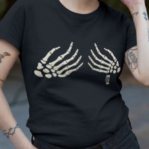 Skeleton Boobs T Shirt 1