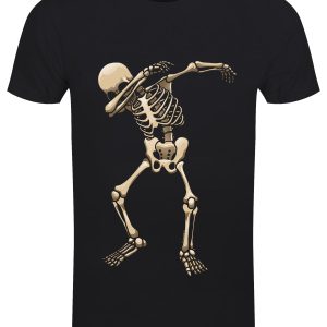 Skeleton Dab Men’s Black T-Shirt