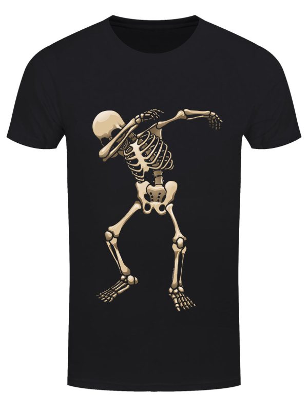 Skeleton Dab Men’s Black T-Shirt