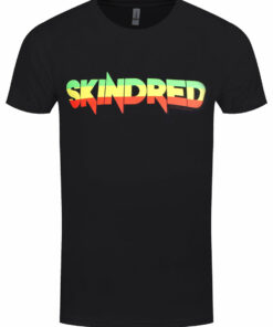 Skindred Rasta Logo Mens Black T Shirt 1