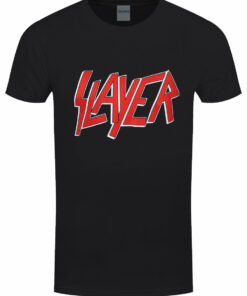 Slayer Classic Logo Mens Black T Shirt 1