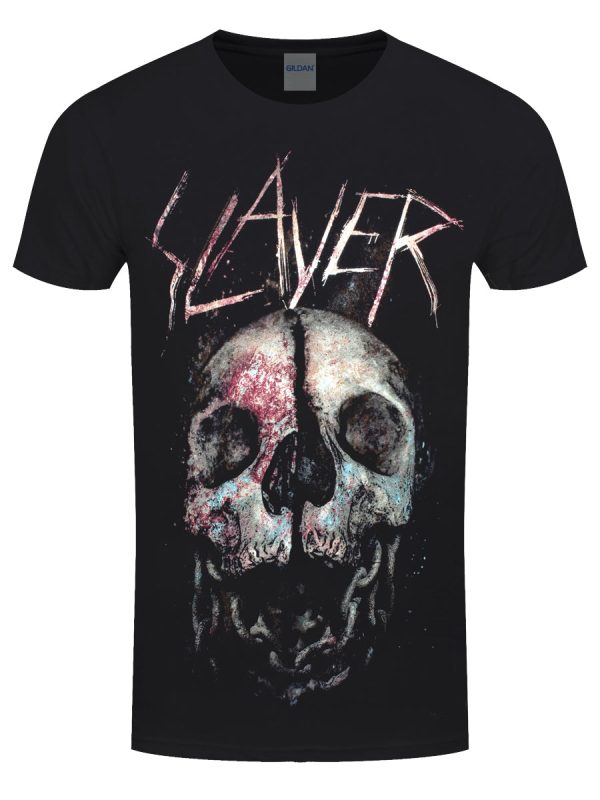 Slayer Cleaved Skull Men’s Black T-Shirt