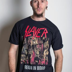 Slayer Reign in Blood Mens Black T Shirt 3