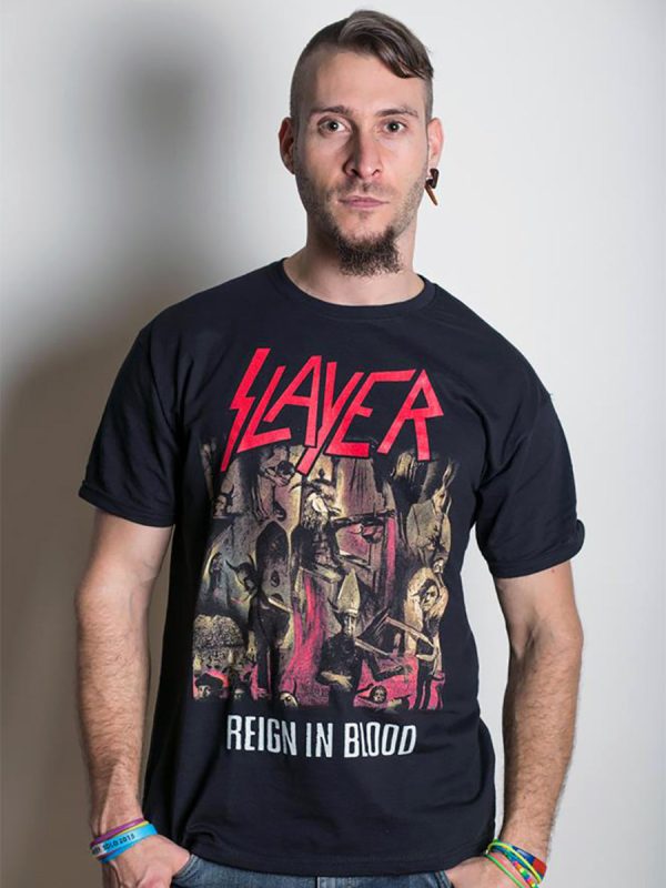 Slayer Reign in Blood Men’s Black T-Shirt