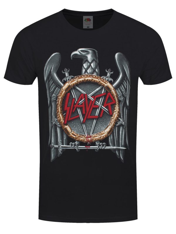 Slayer Silver Eagle Men’s Black T-Shirt