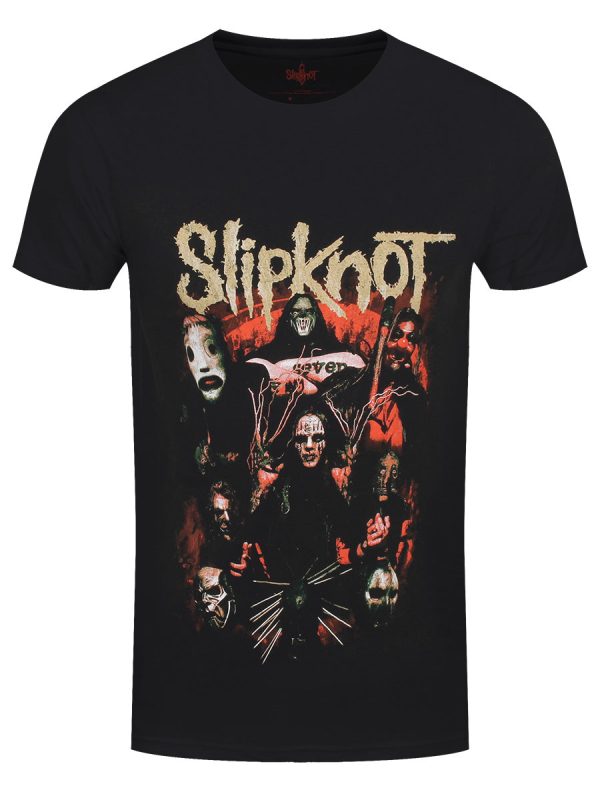 Slipknot Come Play Dying Men’s Black T-Shirt