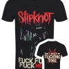 Slipknot Fuck Me Up Men’s Black T-Shirt
