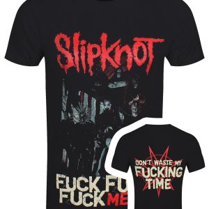 Slipknot Fuck Me Up Men’s Black T-Shirt