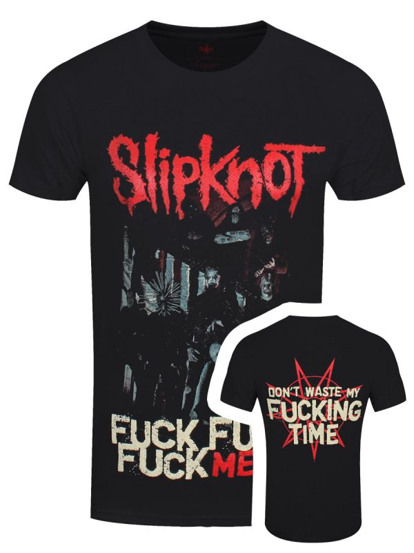 Slipknot Fuck Me Up Men’s Black T-Shirt