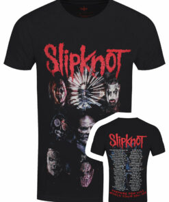Slipknot Prepare for Hell 2014 15 Tour Mens Black T Shirt 1