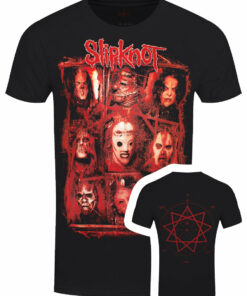 Slipknot Rusty Face Mens Black T Shirt 1