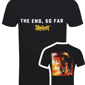 Slipknot The End, So Far Album Cover Men’s Black T-Shirt