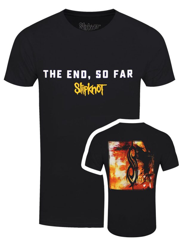 Slipknot The End, So Far Album Cover Men’s Black T-Shirt