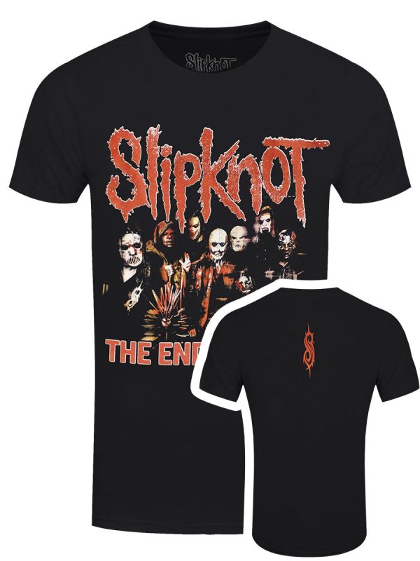 Slipknot The End, So Far Group Photo Men’s Black T-Shirt