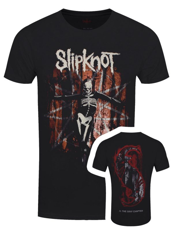 Slipknot The Gray Chapter Star Men’s Black T-Shirt