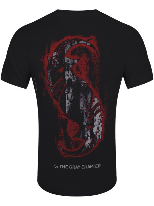 Slipknot The Gray Chapter Star Men’s Black T-Shirt