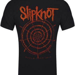 Slipknot The Wheel Back Print Men’s Black T-Shir