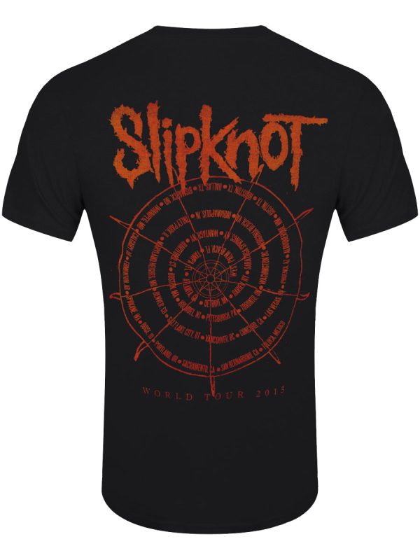 Slipknot The Wheel Back Print Men’s Black T-Shir