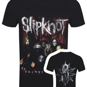 Slipknot We Are Not Your Kind Group Photo Mens Black T Shir 1