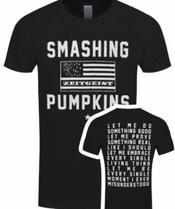 Smashing Pumpkins Zeitgeist Flag Mens T Shirt 1