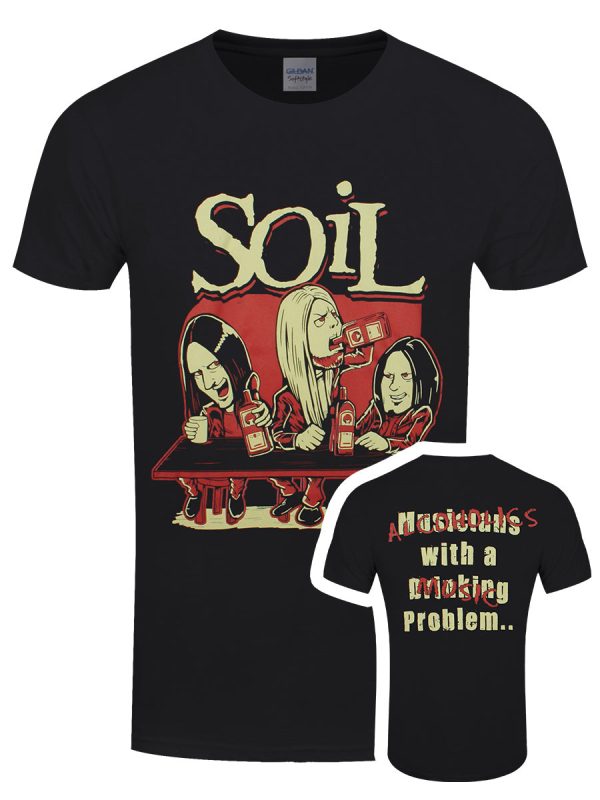 Soil Alcoholics Men’s Black T-Shirt