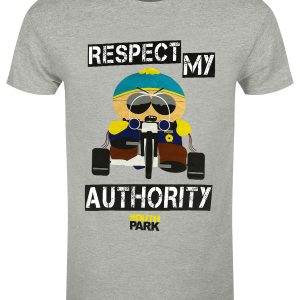 South Park Respect My Authority Mens White T Shirt 1