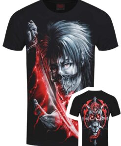 Spiral Aku No Mens Black T Shirt 1