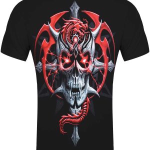 Spiral Aku No Mens Black T Shirt 2