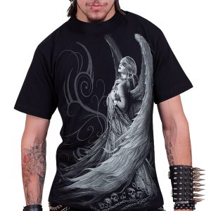 Spiral Captive Spirit Mens Black T Shirt 3