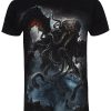Spiral Cthulhu Men’s Black T-Shirt